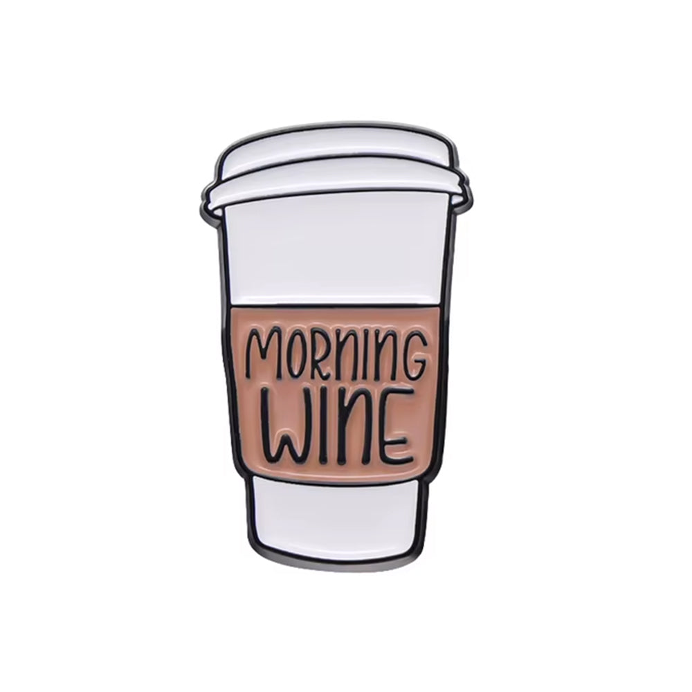 Morning Wine Brooch Pin