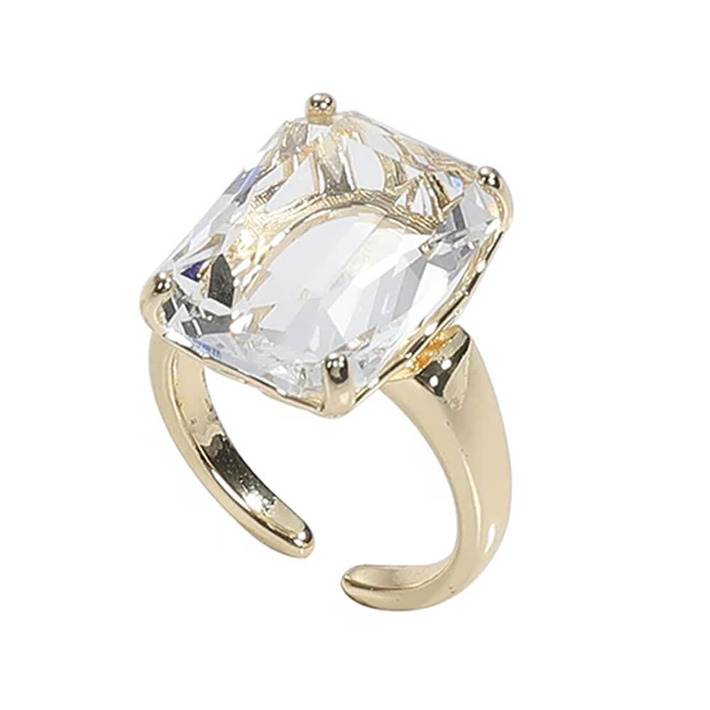 Old Money Crystal Statement Ring