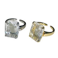 Old Money Crystal Statement Ring