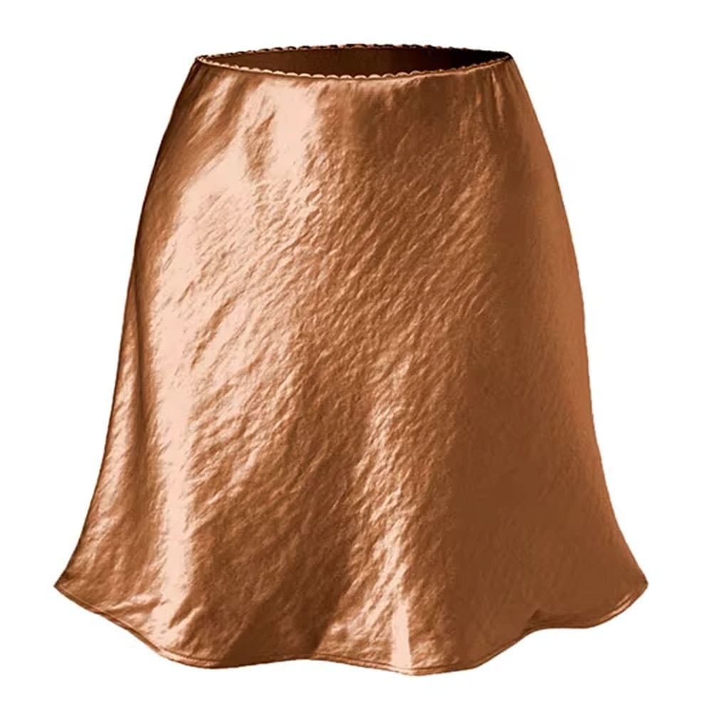 Old Money Satin Mini Skirt