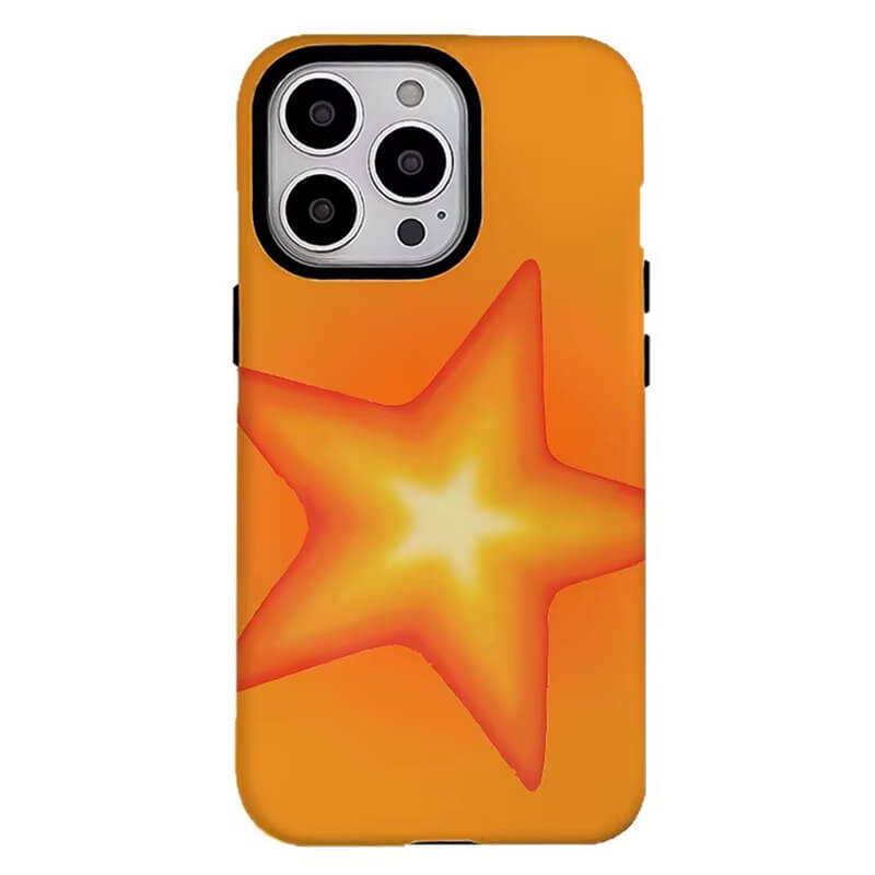 Orange Star iPhone Case