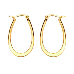Perfect Future Oval Hoop Earrings