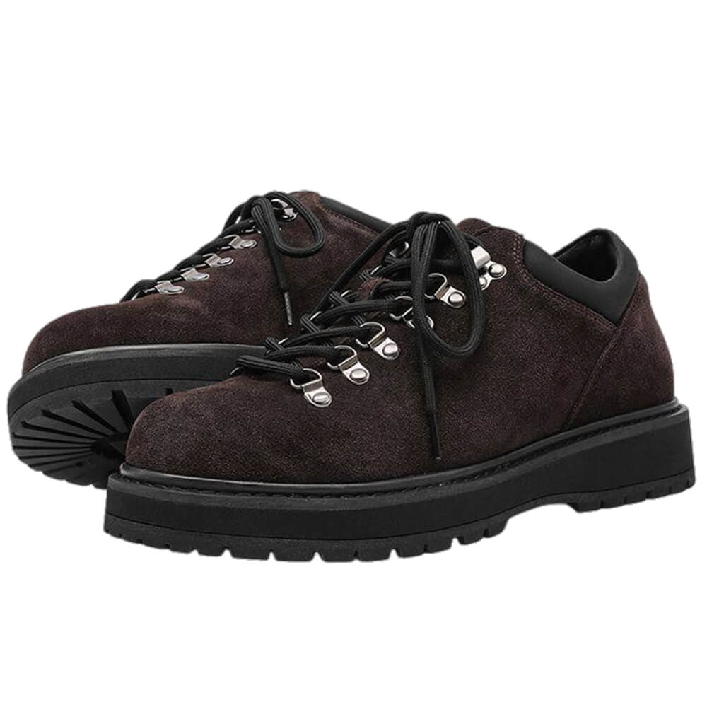 Oxford Rainy Day Lace Up Platform Boots
