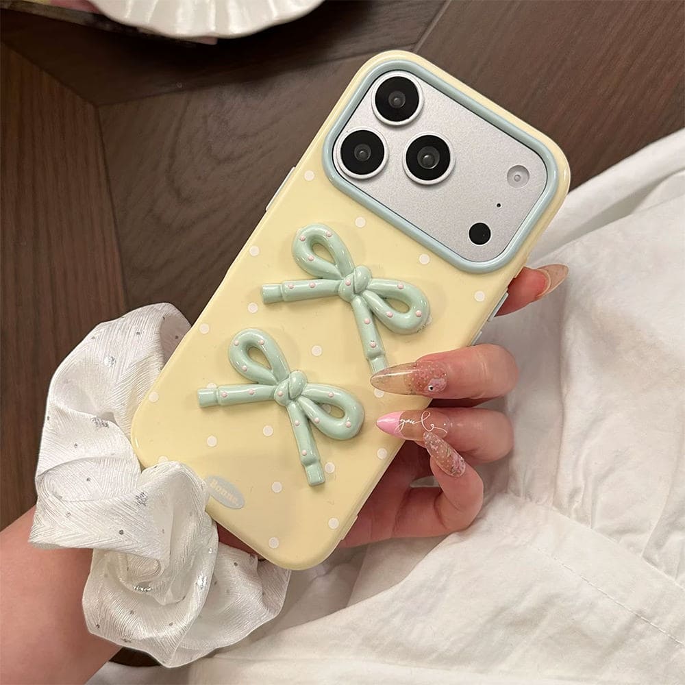 Pastel Bows iPhone Case