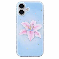 Pastel Tropical Flower iPhone Case
