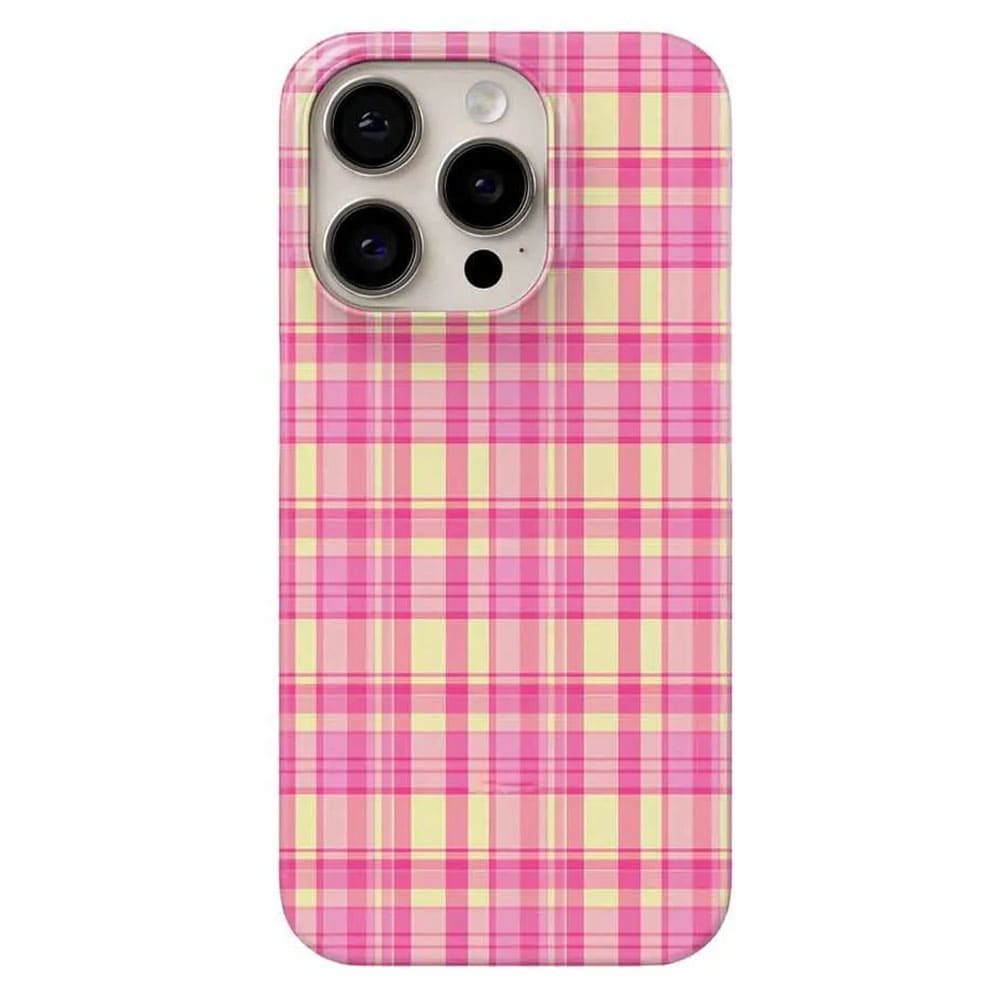 Pastel Checkered Pattern iPhone Case