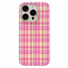 Pastel Checkered Pattern iPhone Case