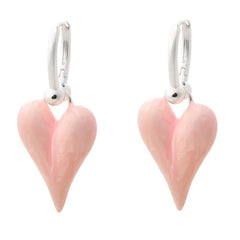 Pastel Heart Pendant Earrings