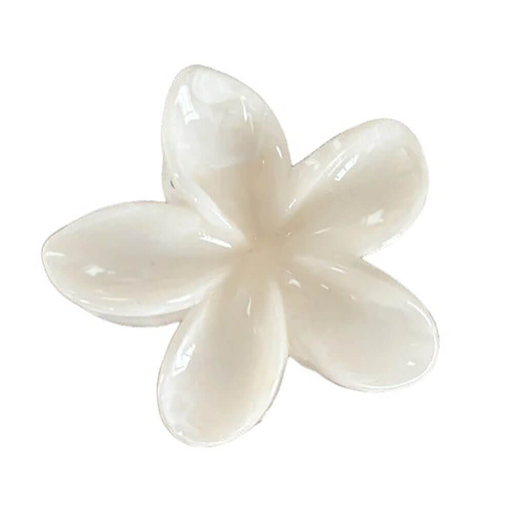 Pastel Hibiscus Flower Hair Claw