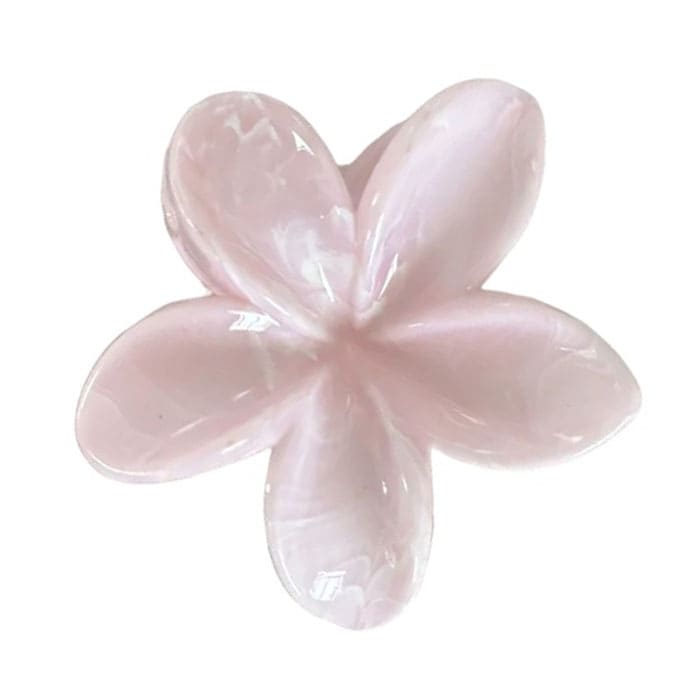 Pastel Hibiscus Flower Hair Claw