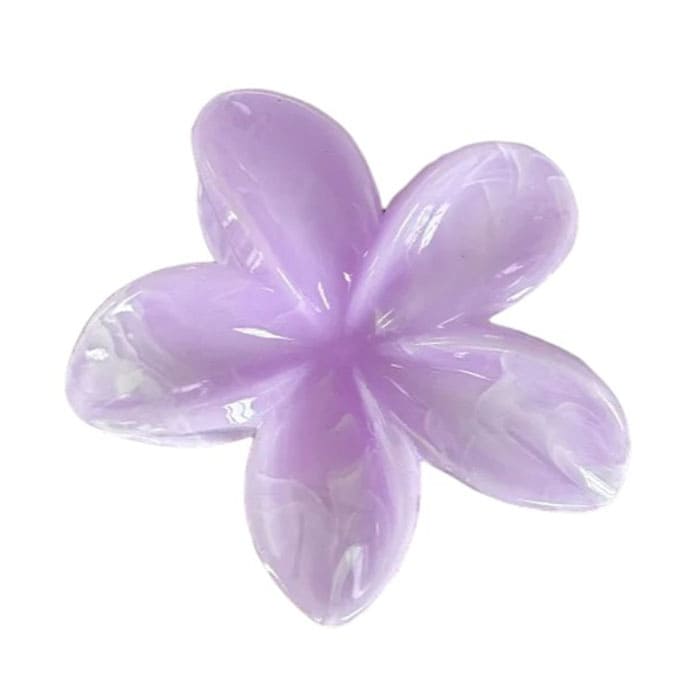 Pastel Hibiscus Flower Hair Claw