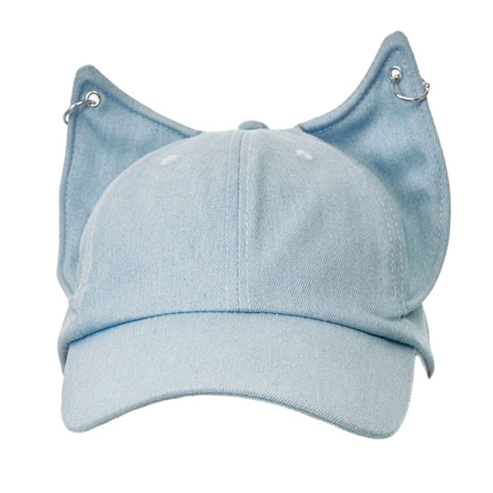 Pierced Cat Ear Baseball Cap
