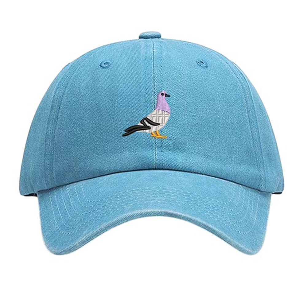 Pigeon Embroidery Baseball Cap