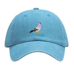 Pigeon Embroidery Baseball Cap