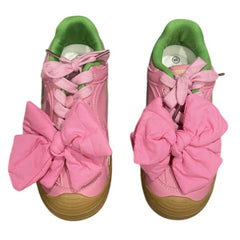 Princess Mood Bow Lace Up Sneakers