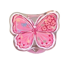Pink Butterfly Phone Holder