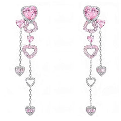 Pretty Please Heart Drop Earrings