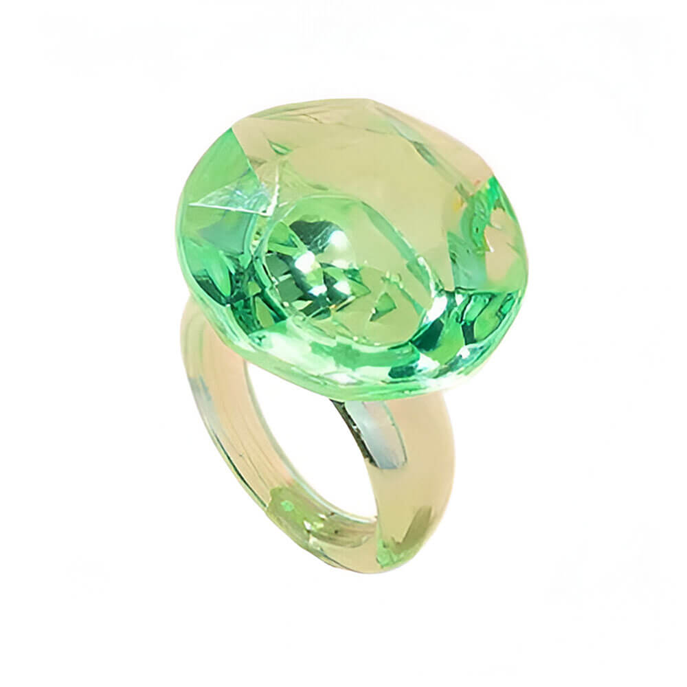 Plastic Diamond Indie Ring