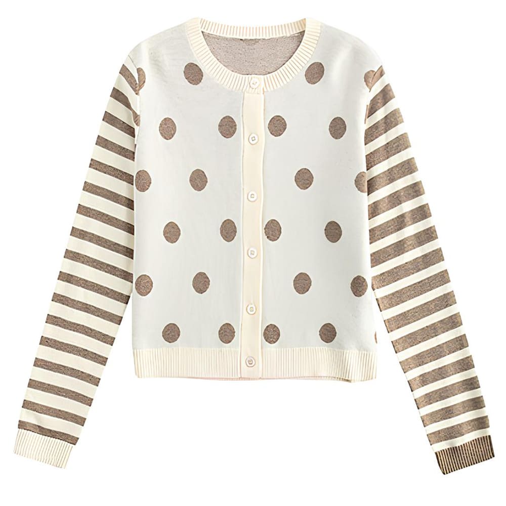 Gossip Team Polka Dot Cardigan