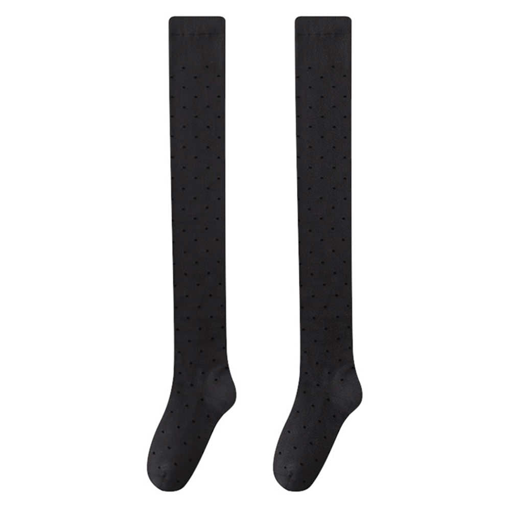 Polka Dot Over-the-Knee Stockings