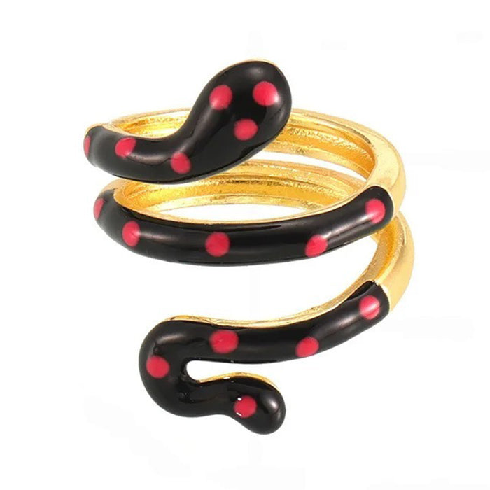 Polka Dot Snake Ring