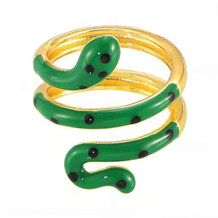 Polka Dot Snake Ring