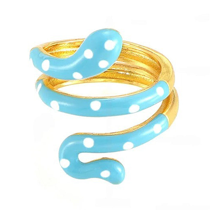 Polka Dot Snake Ring