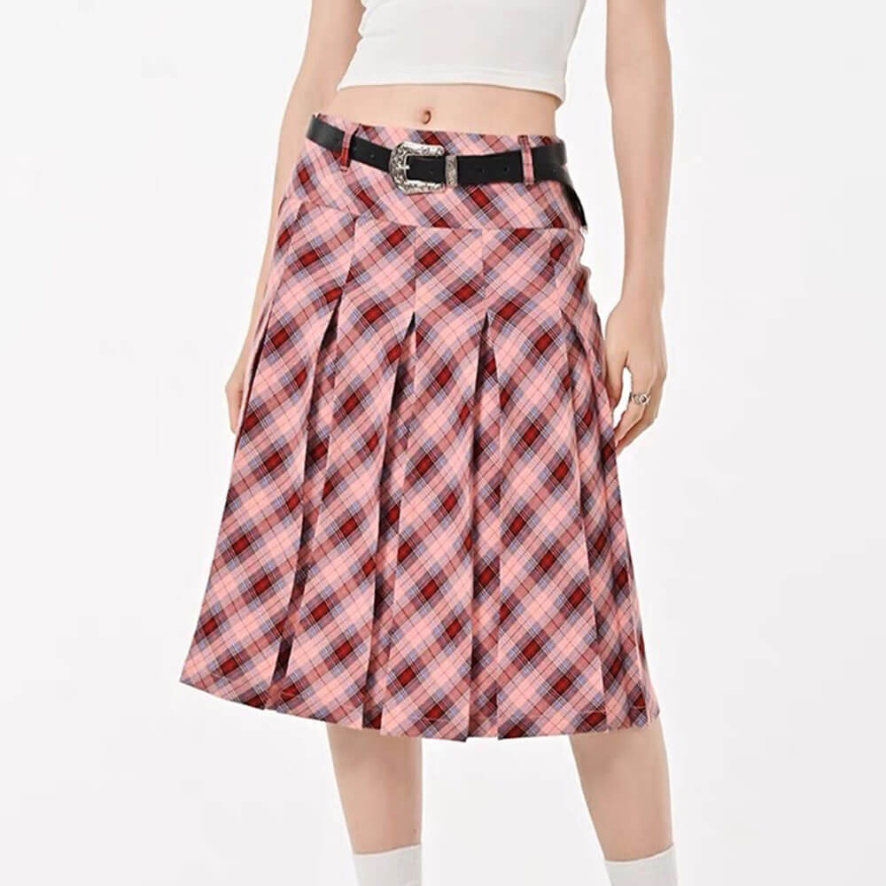 Good Manners Plaid Kilt Skirt