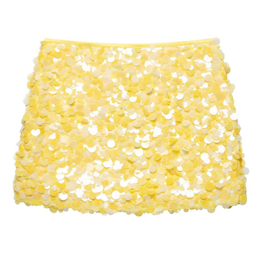 Young & Single Sequin Mini Skirt