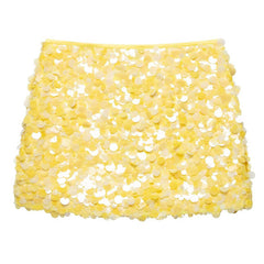 Young & Single Sequin Mini Skirt