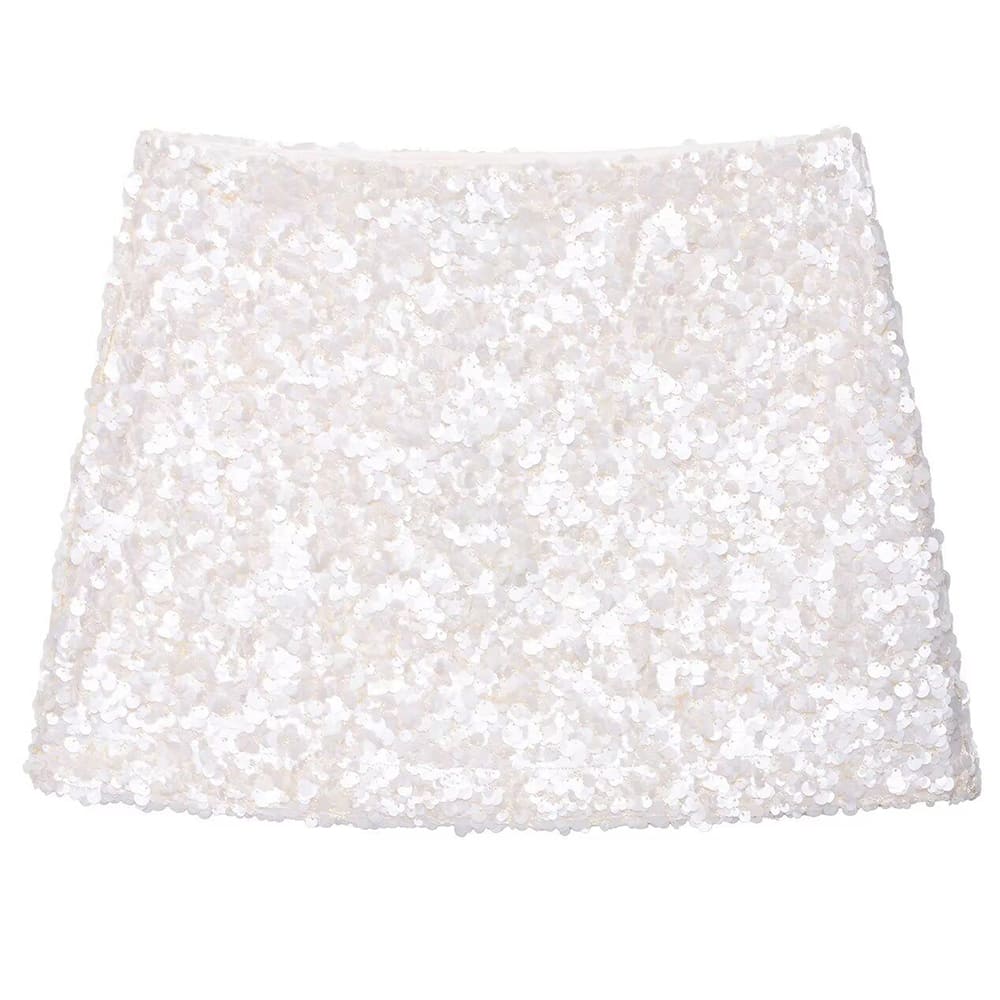 Young & Single Sequin Mini Skirt