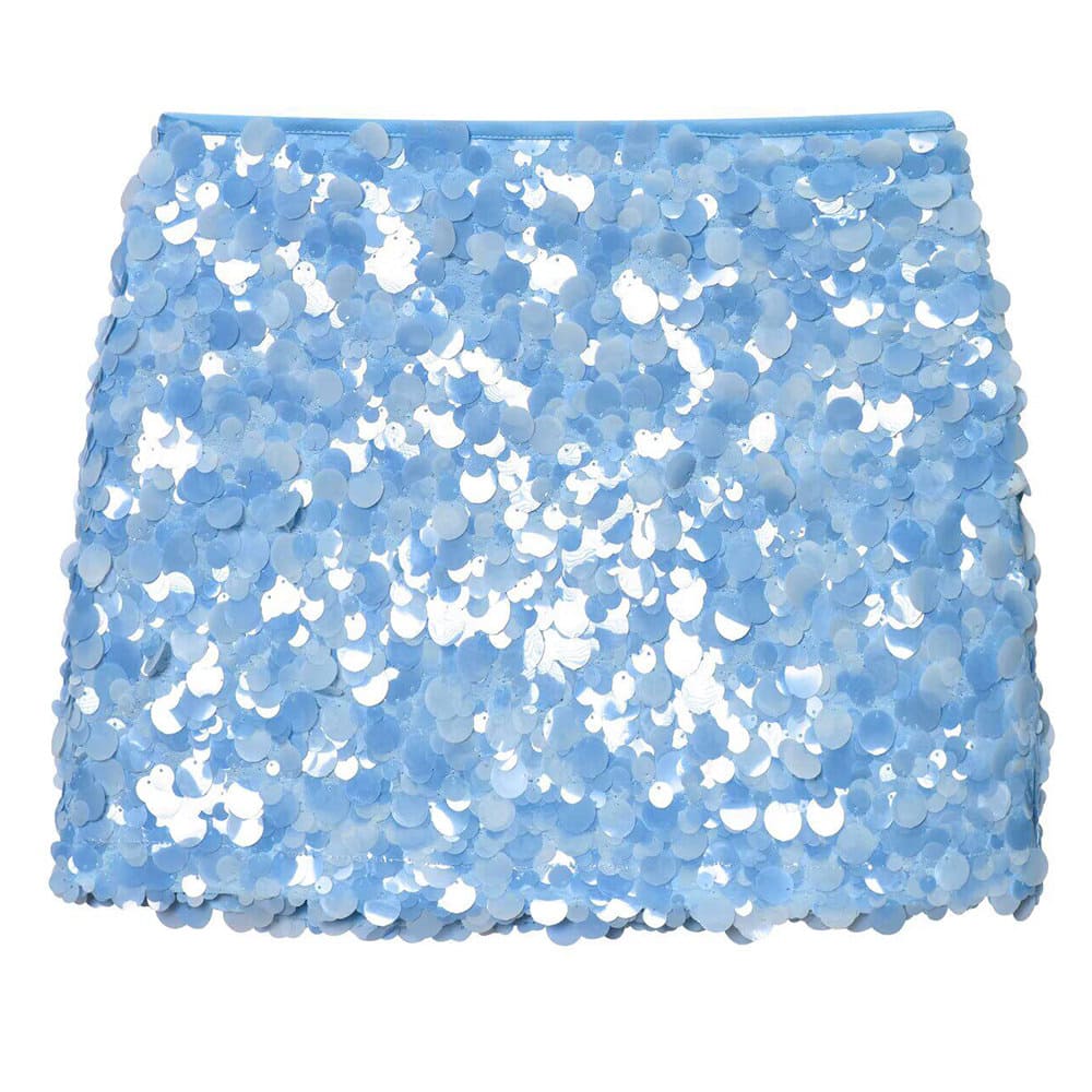 Young & Single Sequin Mini Skirt