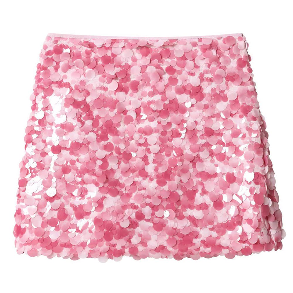 Young & Single Sequin Mini Skirt