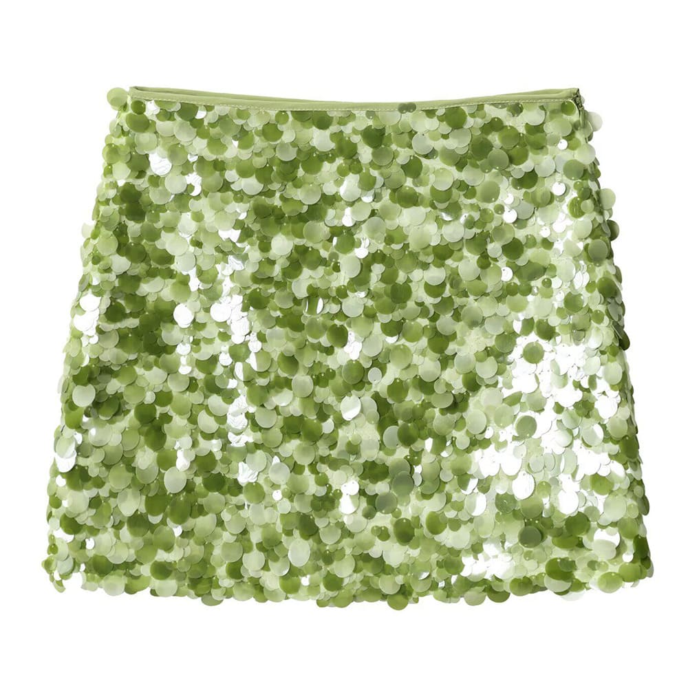 Young & Single Sequin Mini Skirt