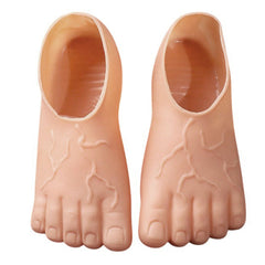 Silicone Human Foot Shaped Slippers