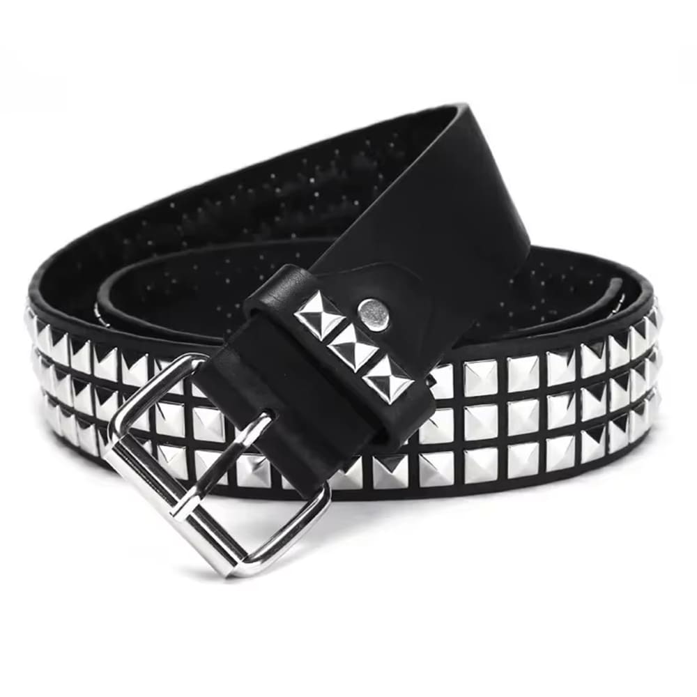 Skater Girl Punk Rock Pyramid Stud Belt