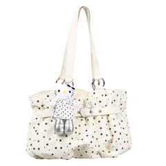 Star Print Belt Tote Bag