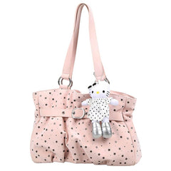 Star Print Belt Tote Bag