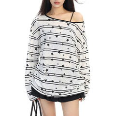 Star Print Long Sleeve T-Shirt