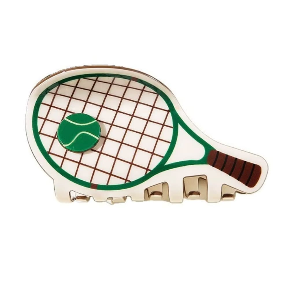Tennis Racket Hair Claw