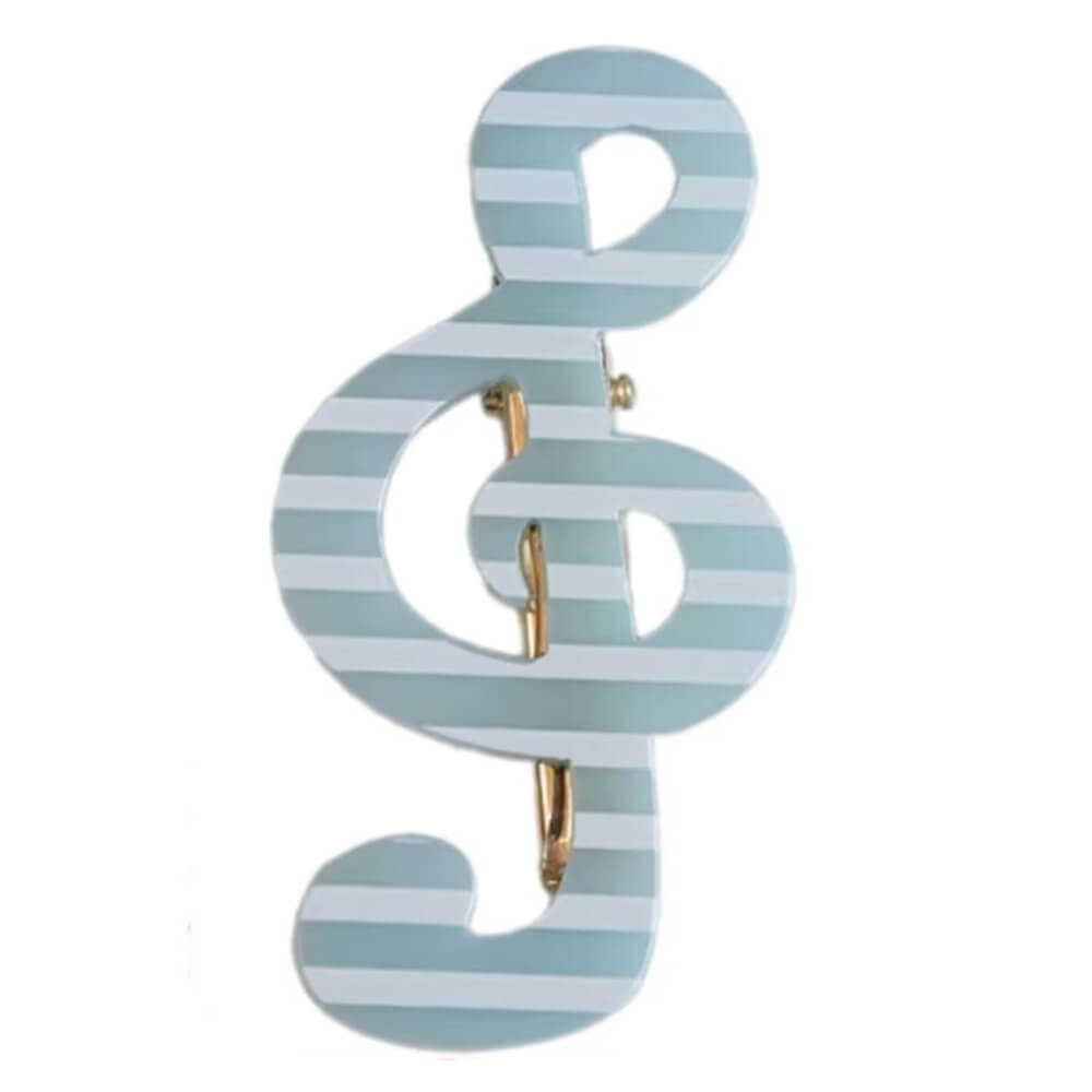 Treble Clef Hair Clip