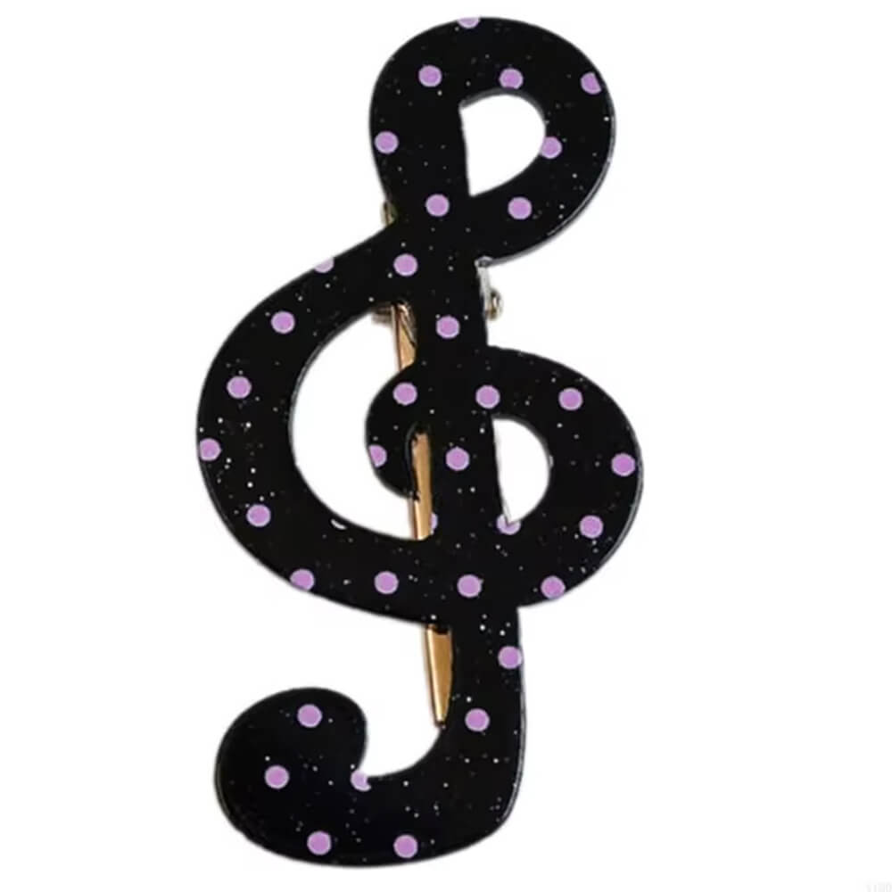 Treble Clef Hair Clip