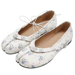 Unicorn Print Tabi Ballet Flats