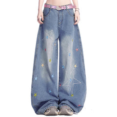 Utah Style Star Wide Leg Jeans