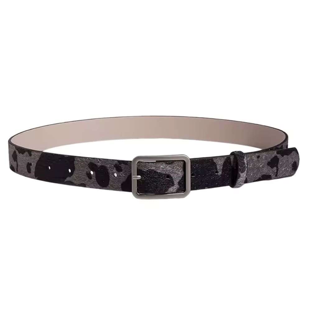 Vintage Ranch Cow Print Belt