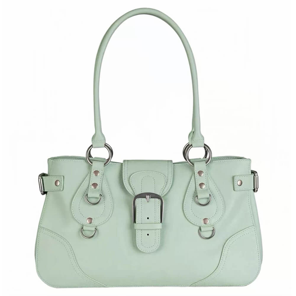 Zero Apologies Buckle Shoulder Bag