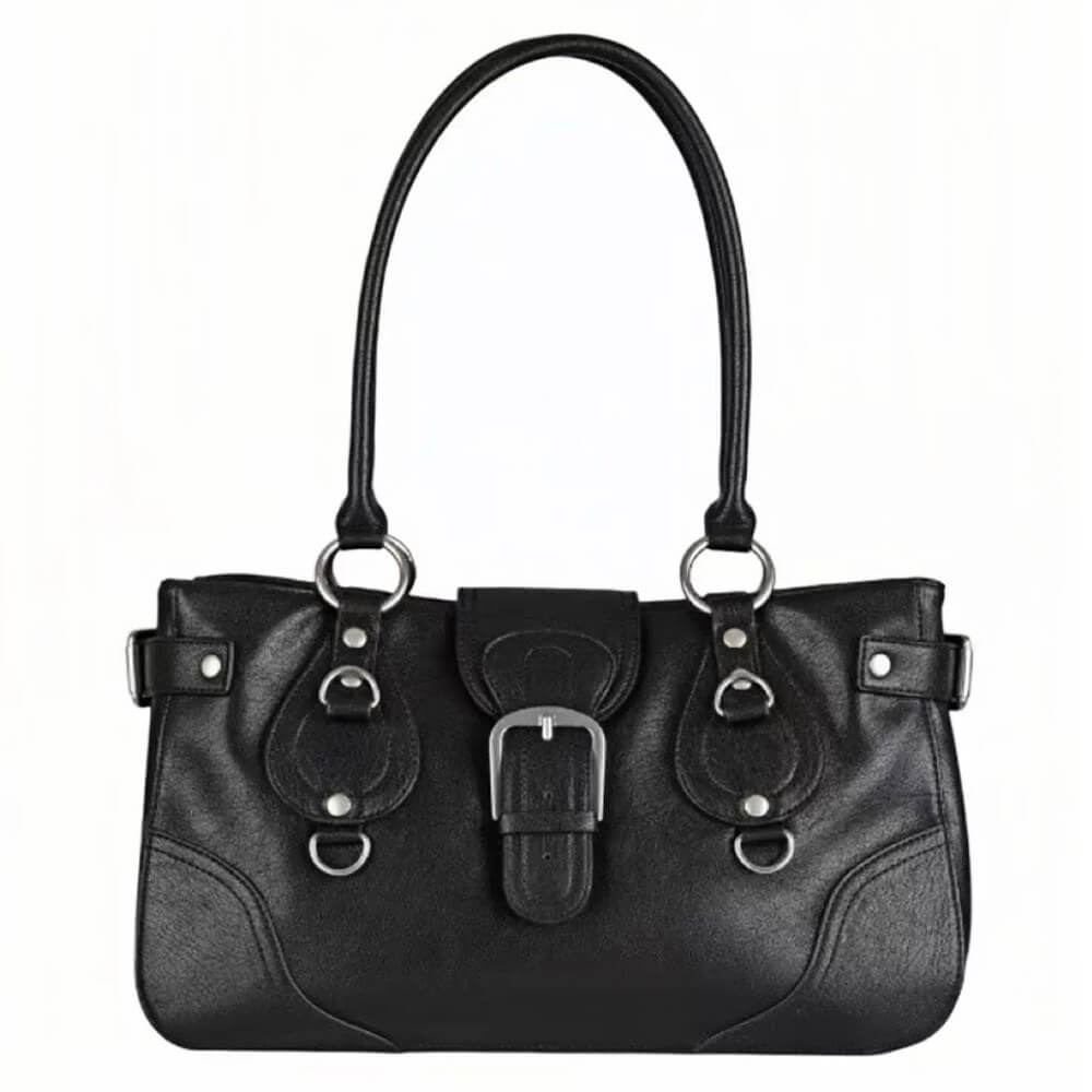 Zero Apologies Buckle Shoulder Bag
