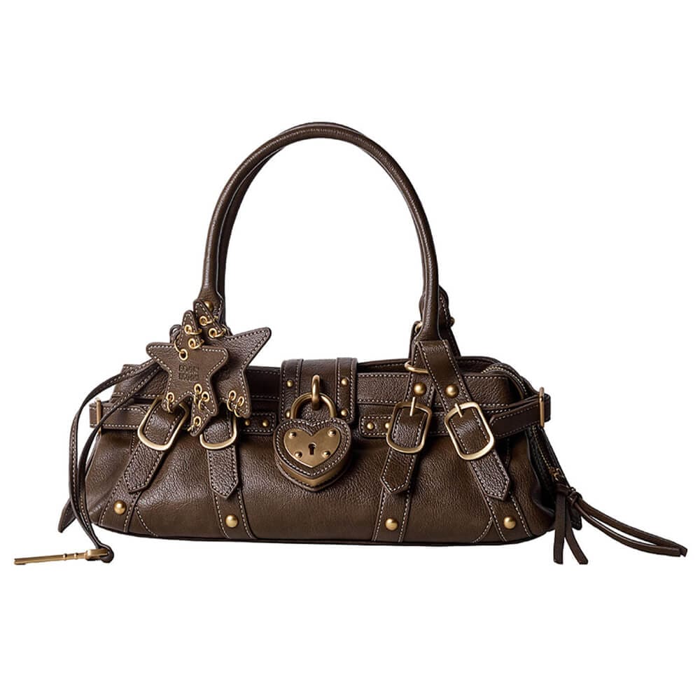 Famous Offline Heart Lock Shoulder Bag
