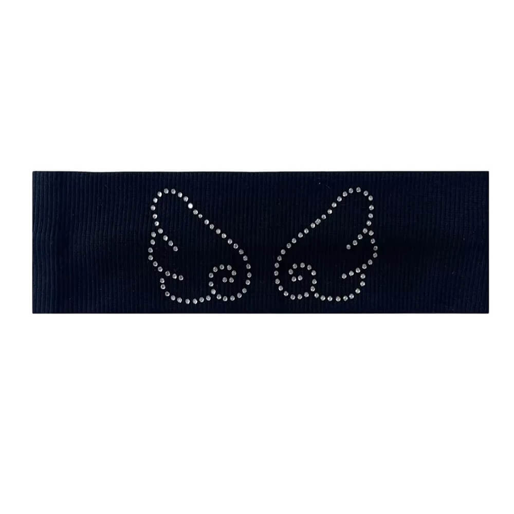Y2K Rhinestone Angel Wings Headband
