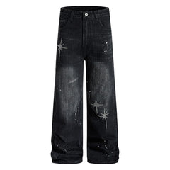 Diva Diary Rhinestone Star Jeans